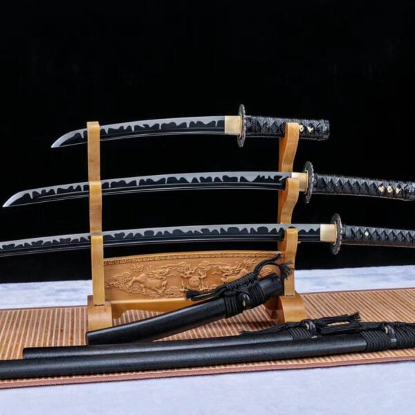 Black Flame Japanese Sword Set