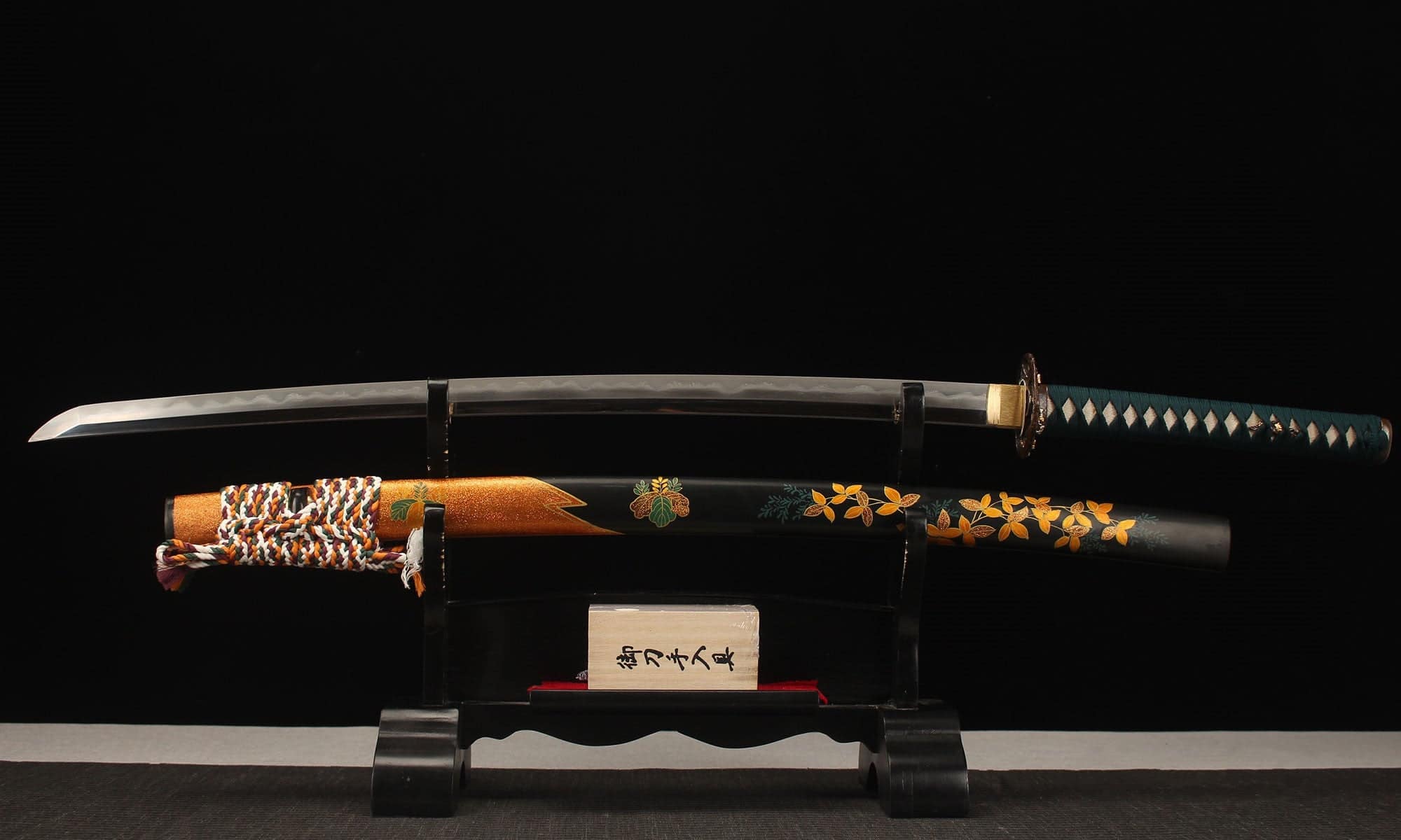 Handmade Autumn Leaf Hamon Katana
