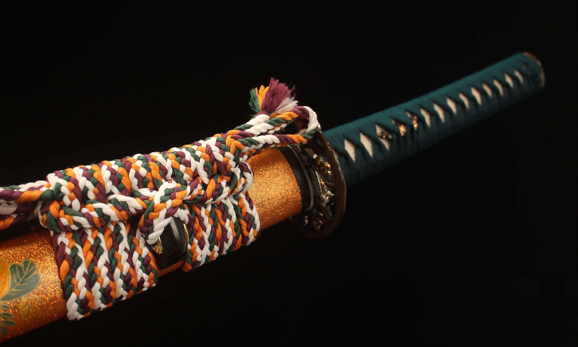 Handmade Autumn Leaf Hamon Katana