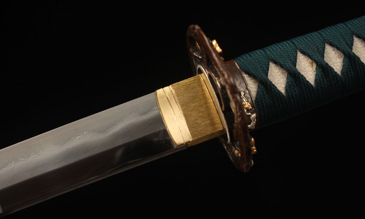 Handmade Autumn Leaf Hamon Katana