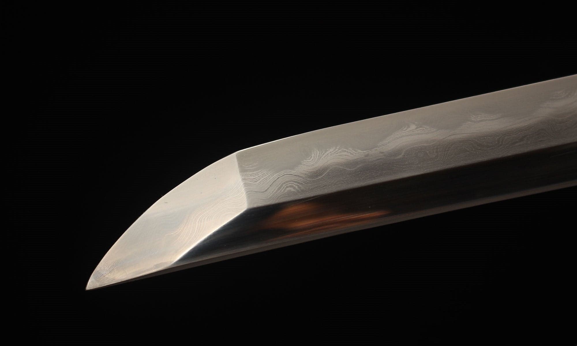 Handmade Autumn Leaf Hamon Katana
