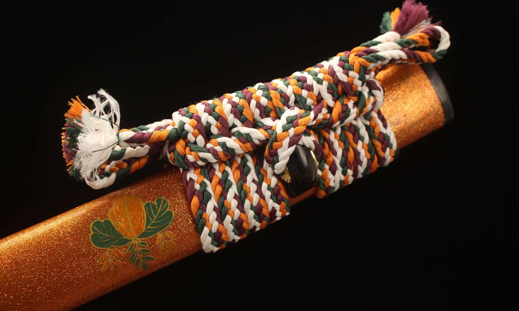 Handmade Autumn Leaf Hamon Katana