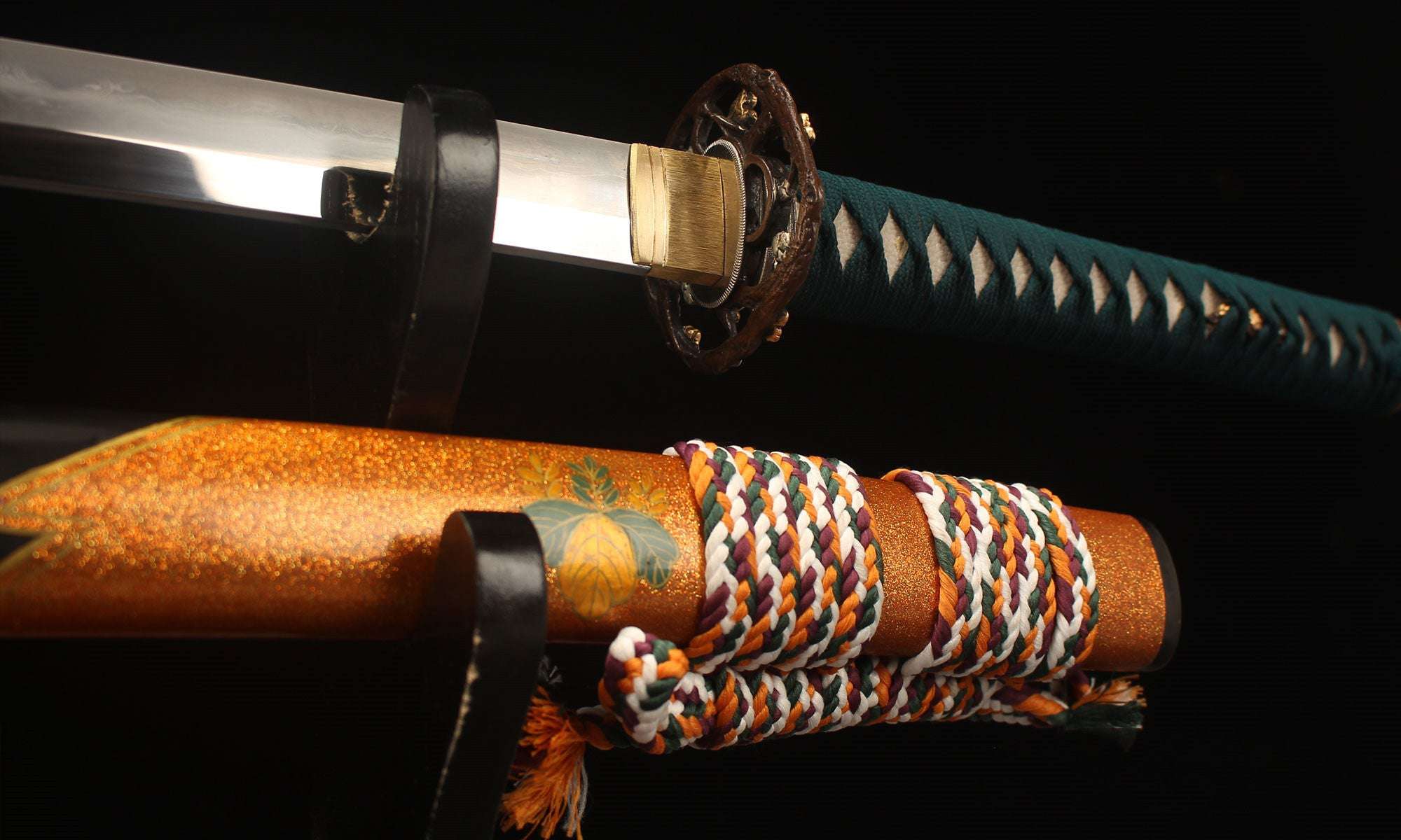 Handmade Autumn Leaf Hamon Katana