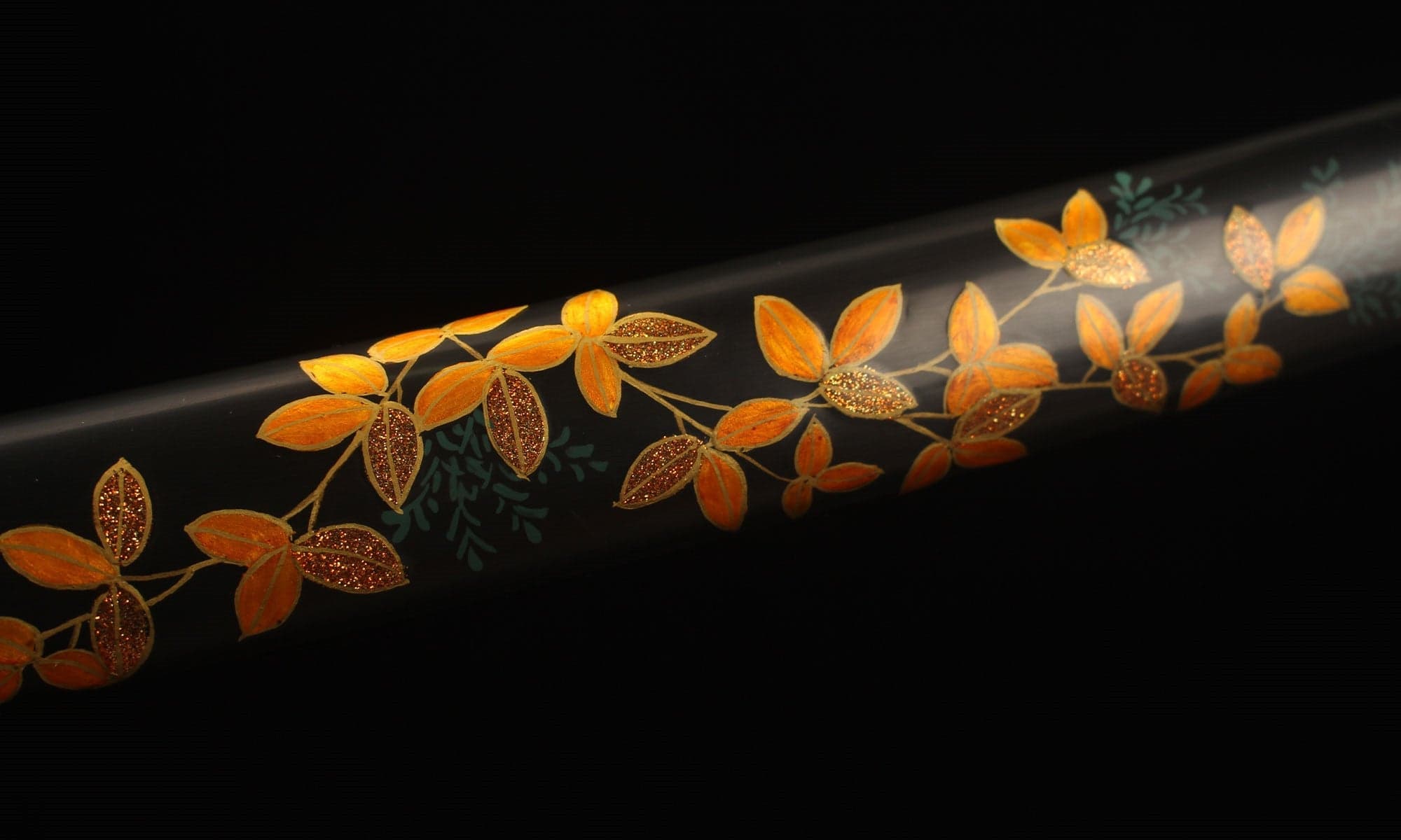 Handmade Autumn Leaf Hamon Katana