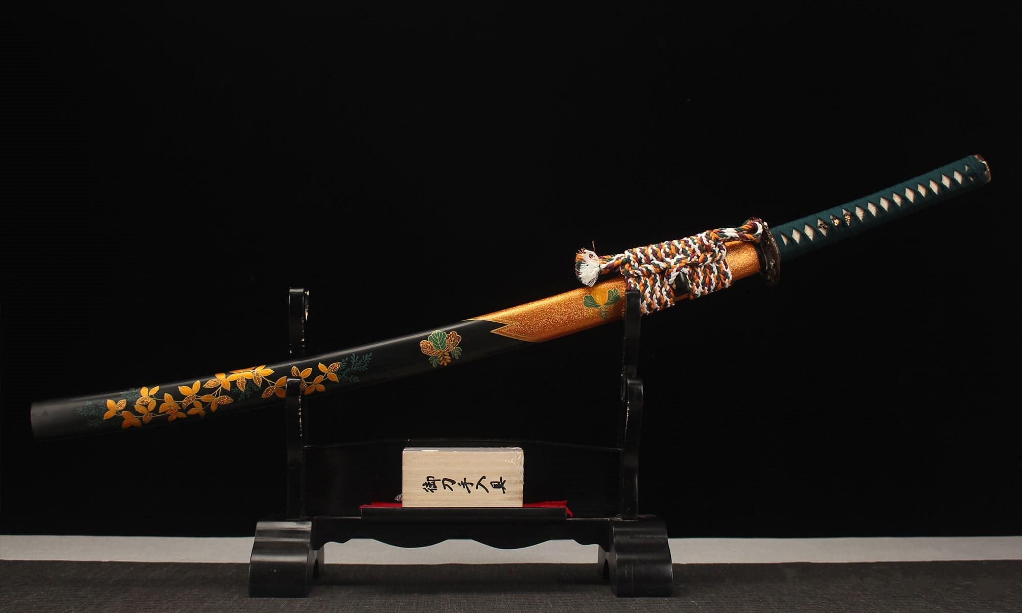 Handmade Autumn Leaf Hamon Katana