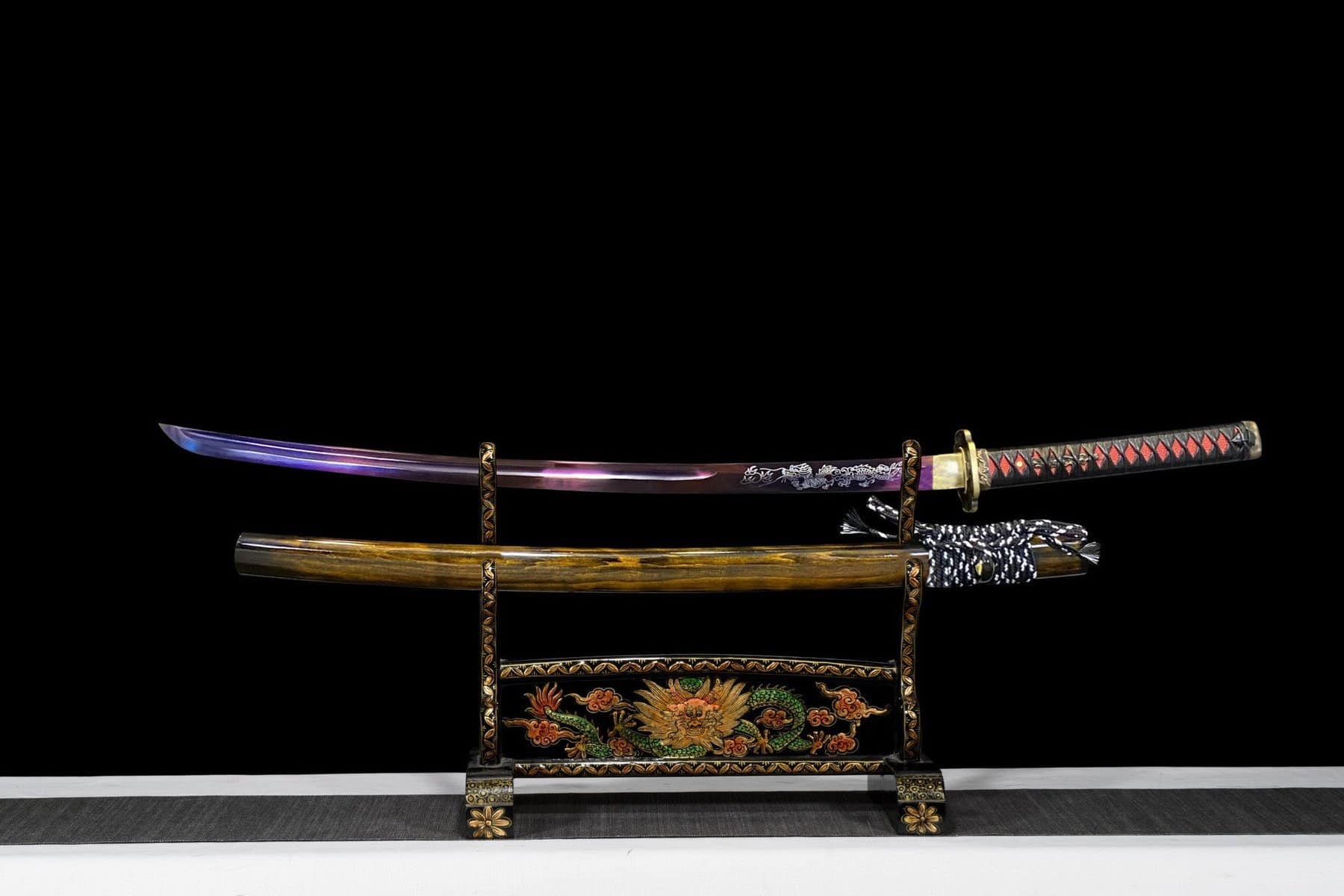 Dragon Katana Purple Blade