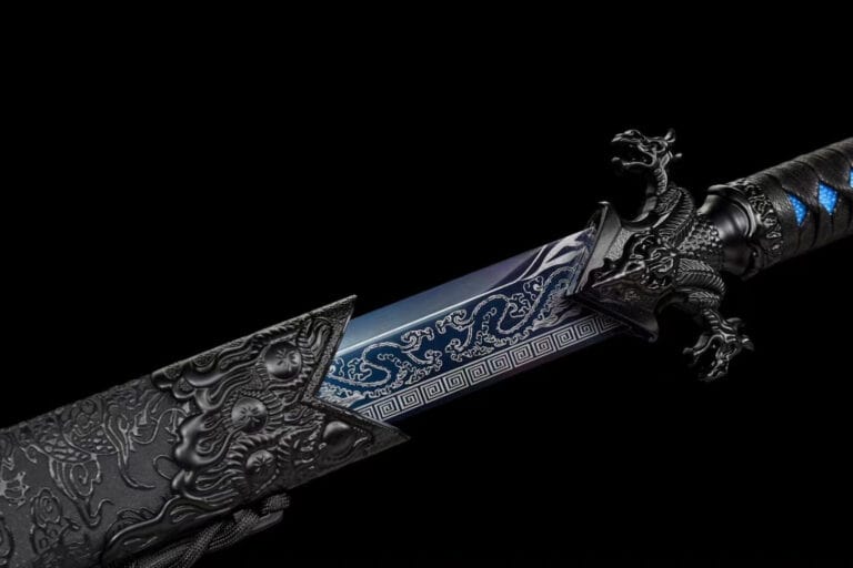 Blue Chinese Sword