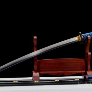 Black And Blue Mitsudomoe Katana