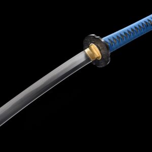Black And Blue Mitsudomoe Katana