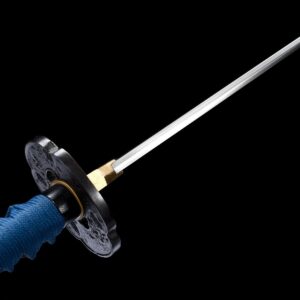 Black And Blue Mitsudomoe Katana