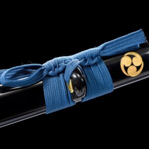 Black And Blue Mitsudomoe Katana