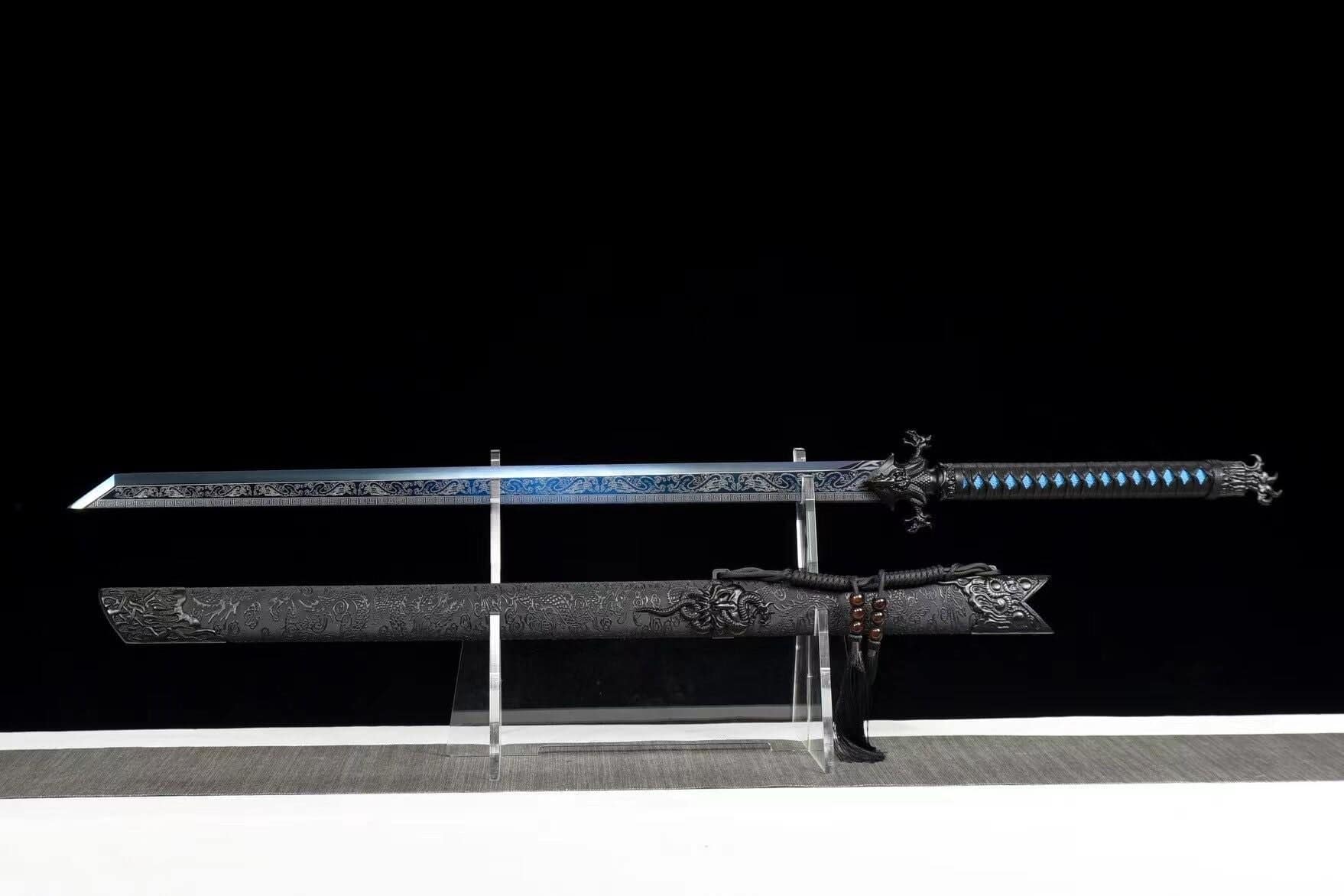 Blue Chinese Sword