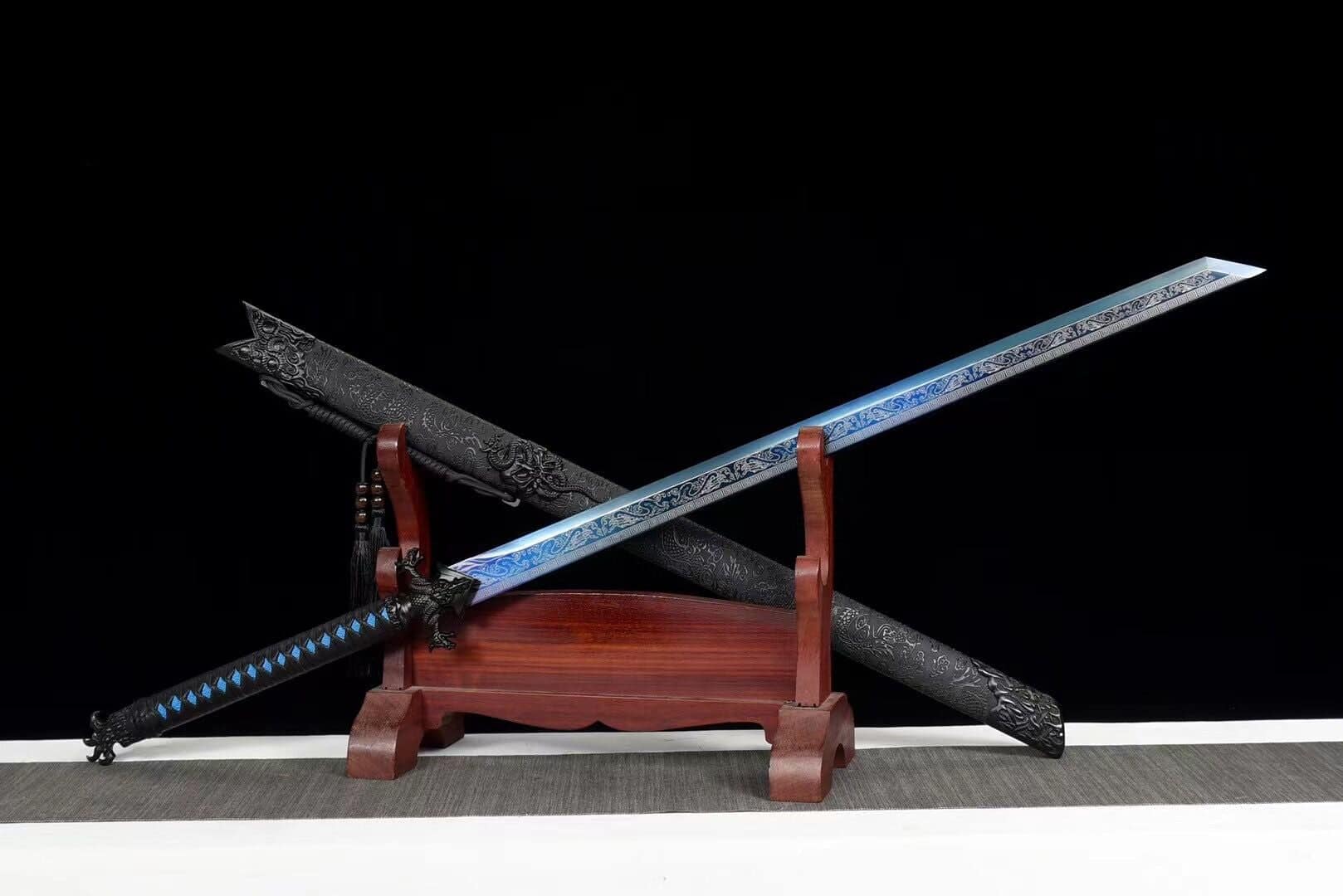 Blue Chinese Sword