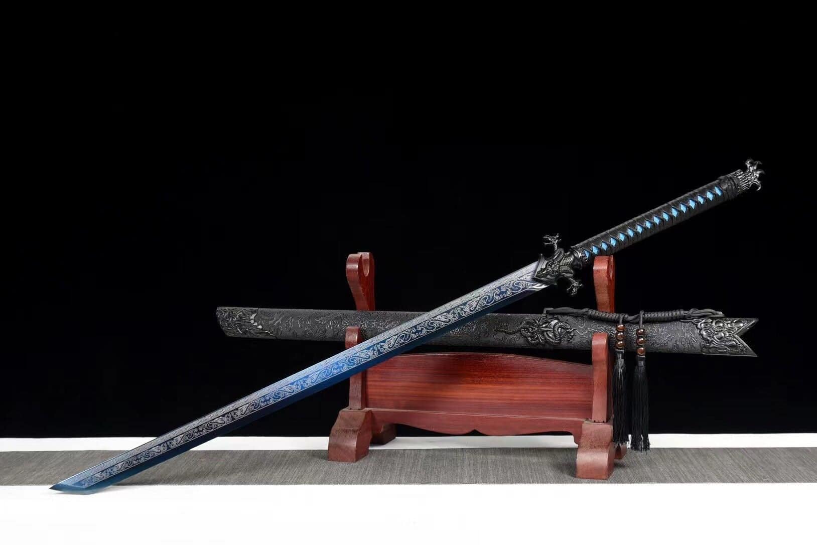 Blue Chinese Sword