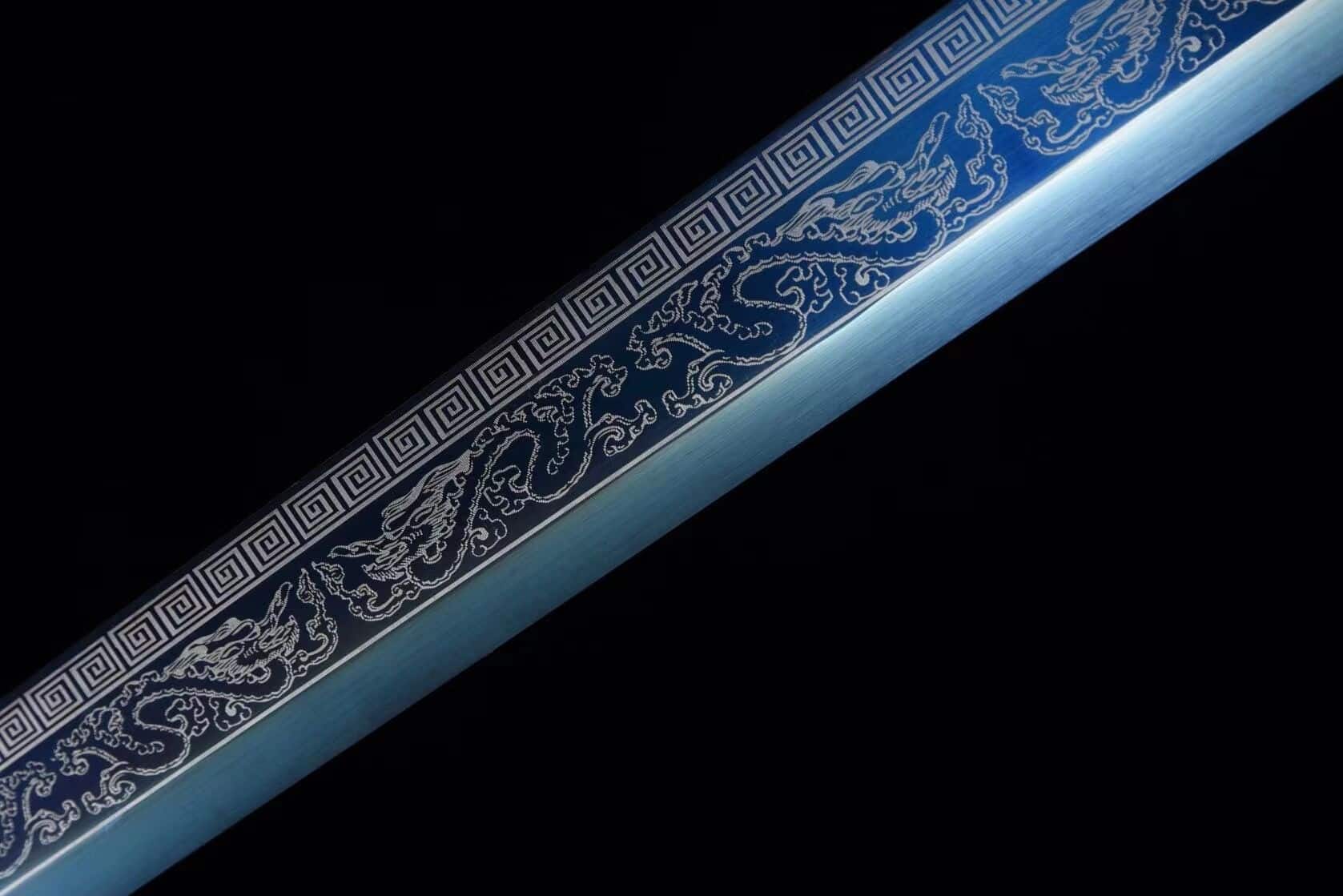 Blue Chinese Sword