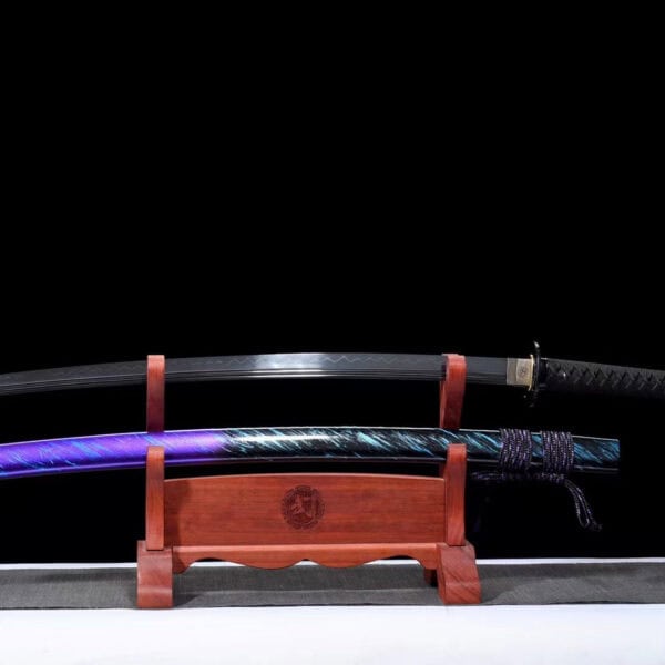 Black And Purple Katana