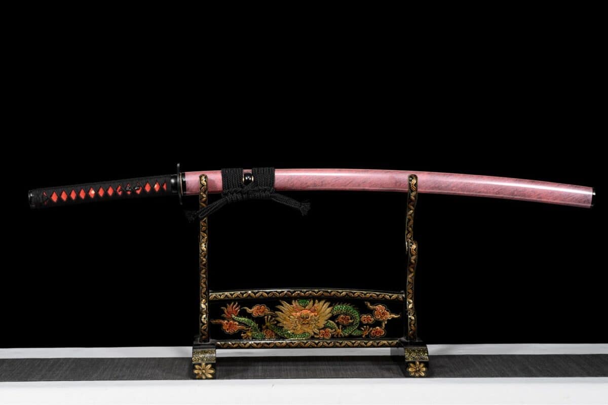 Orange Blade Pink Katana