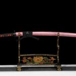 Orange Blade Pink Katana