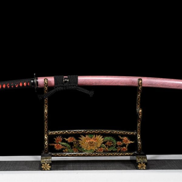 Orange Blade Pink Katana