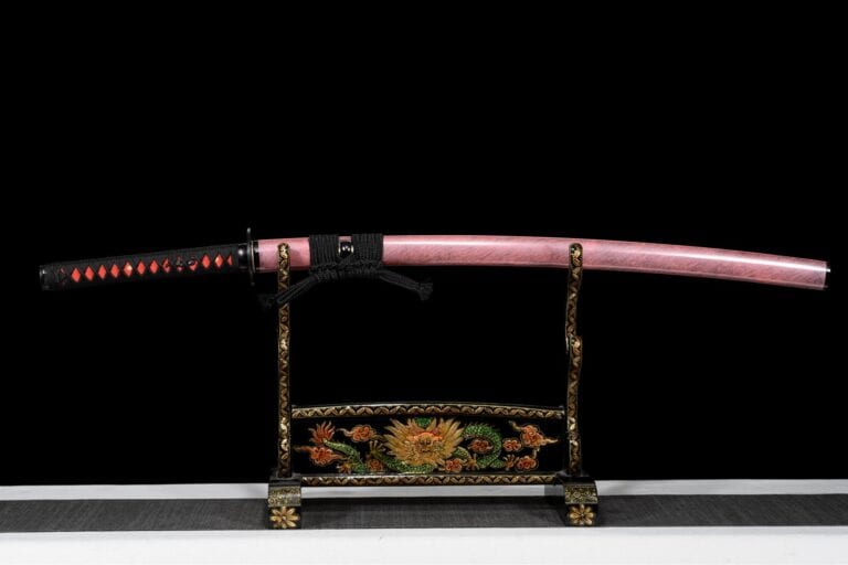 Orange Blade Pink Katana