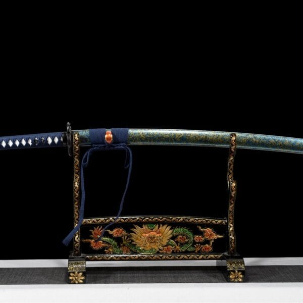 Blue And Yellow Katana