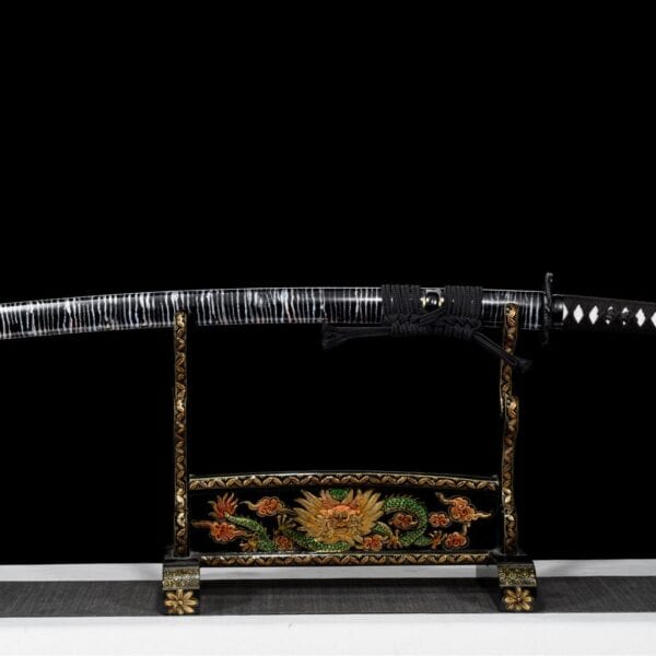 Zebra Katana Blue Blade