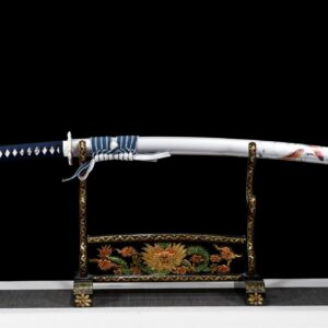 White Tanto And Katana Set