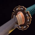 Green Peacock Katana T10 Steel Blade