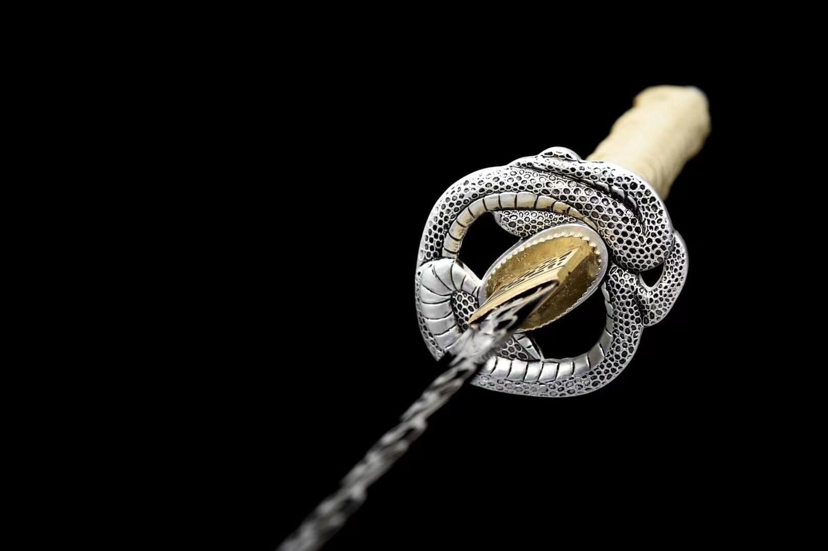 Katana Black And Gold Hilt