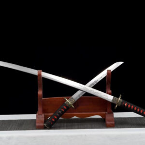 White And Purple Japanese Sword Set