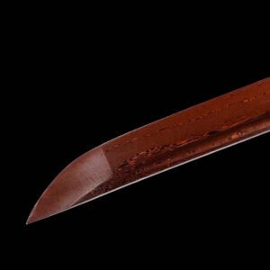 Red Copper Damascus Katana