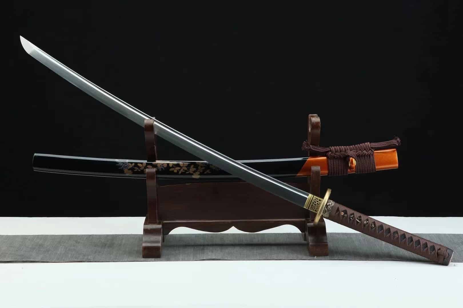 Damascus Falling Flower Katana