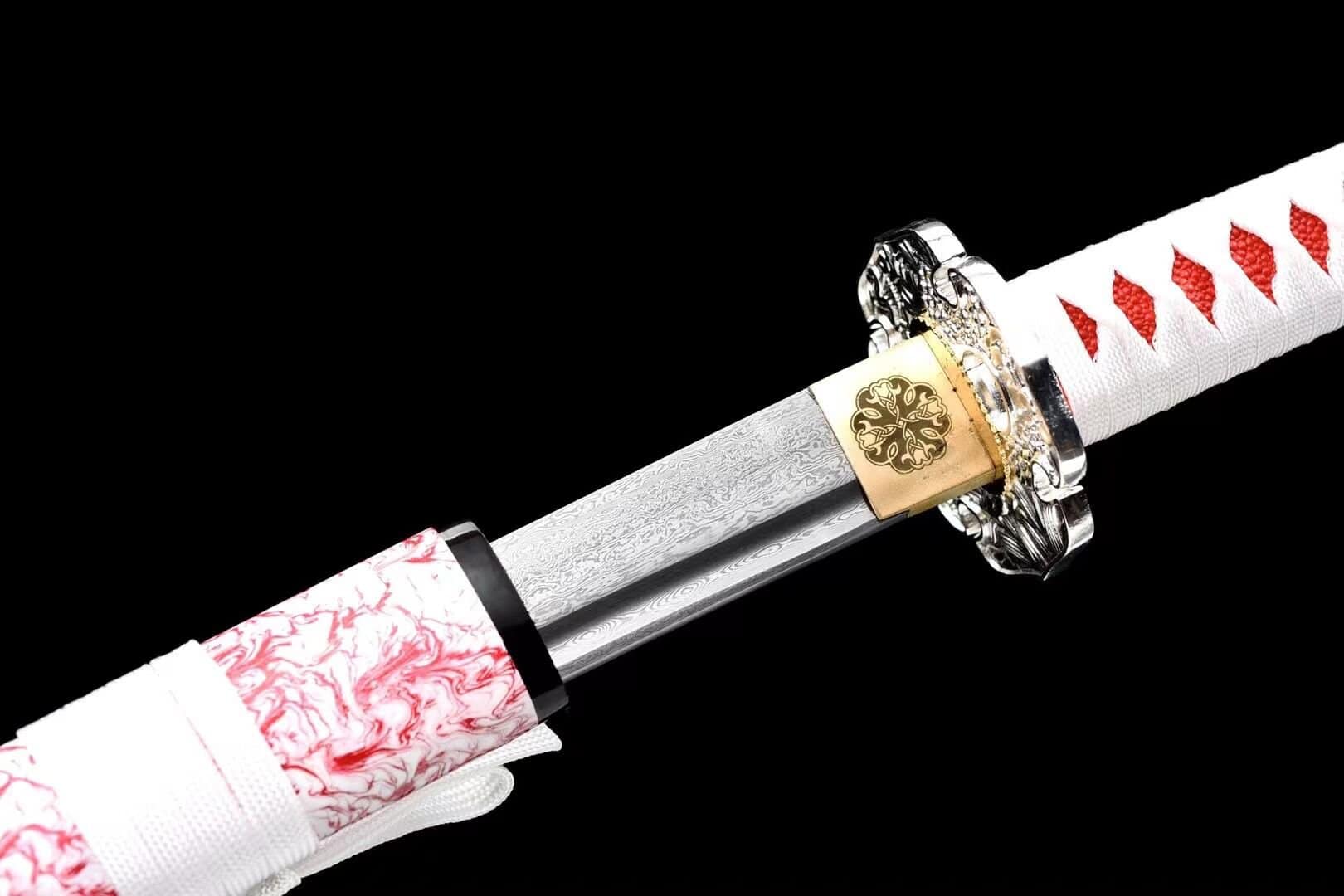 Smoke Pink And White Katana