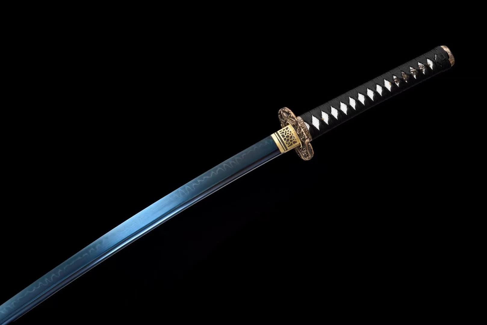 Black And Blue Ice Katana
