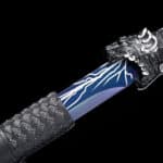 Tiger Head Chinese Blue Sword