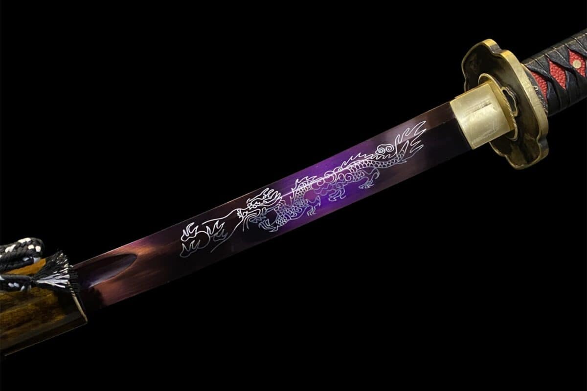 Dragon Katana Purple Blade