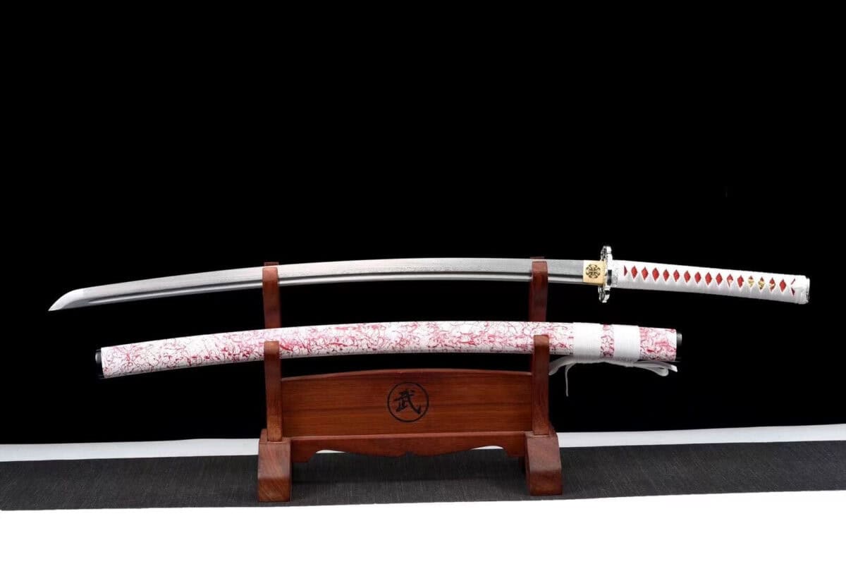 Smoke Pink And White Katana