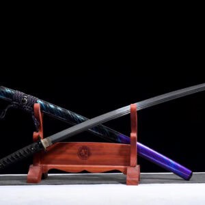 Black And Purple Katana
