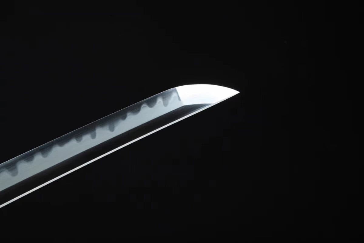 White And Brown Waves Katana