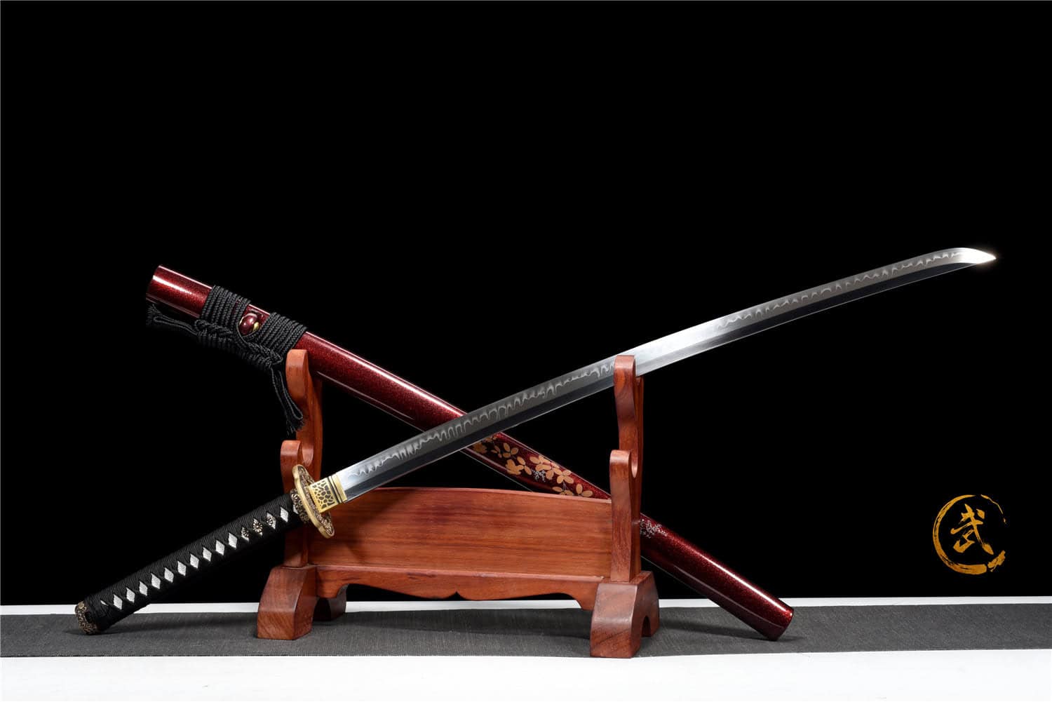 Red Katana Art Flower