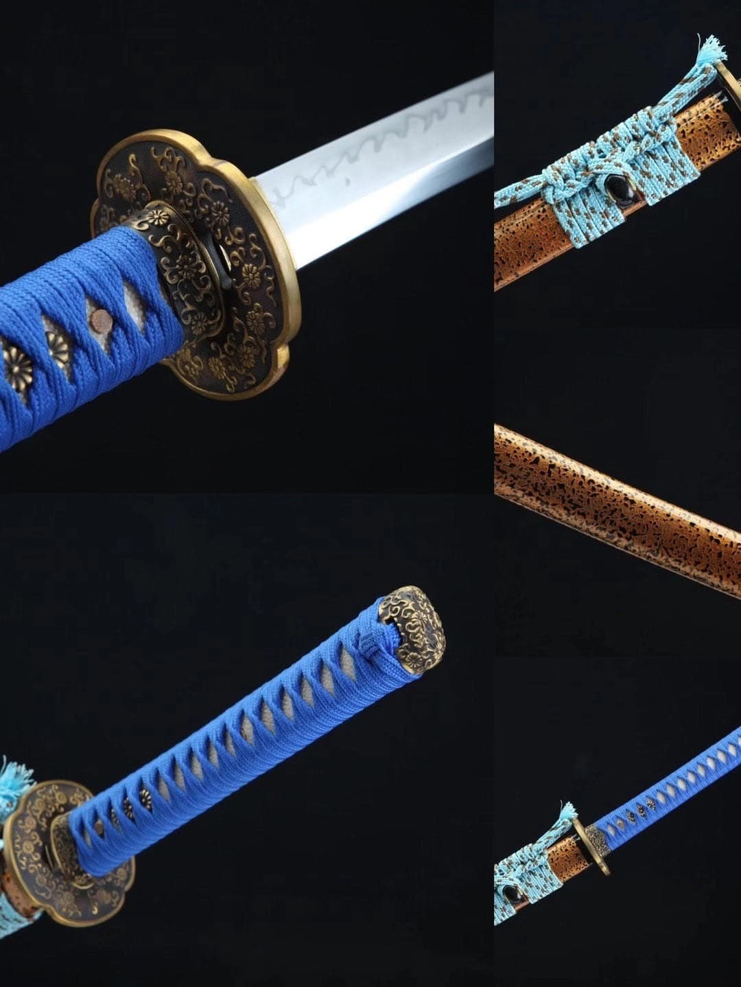 Blue And Orange Katana