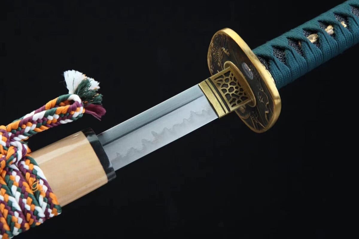 Yellow Dragon Katana Sword