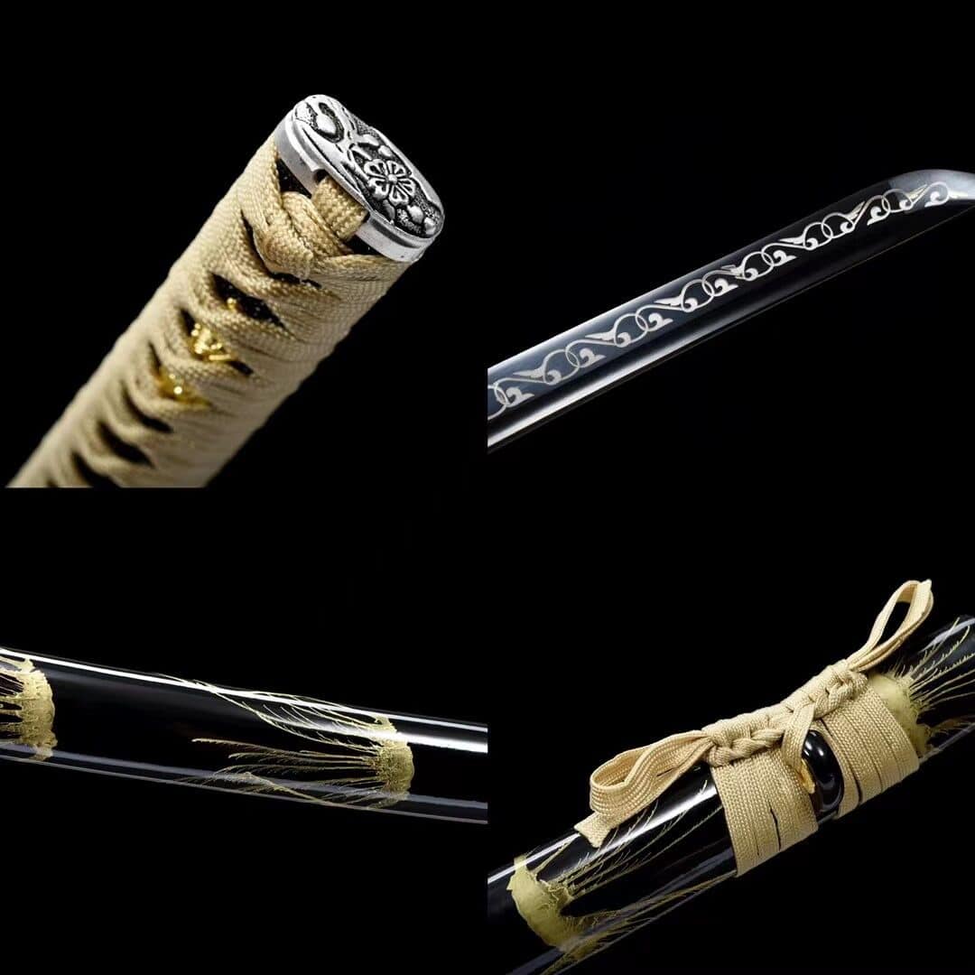 Katana Black And Gold Hilt