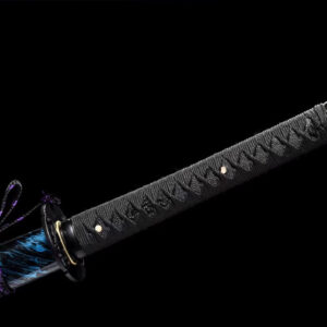 Black And Purple Katana
