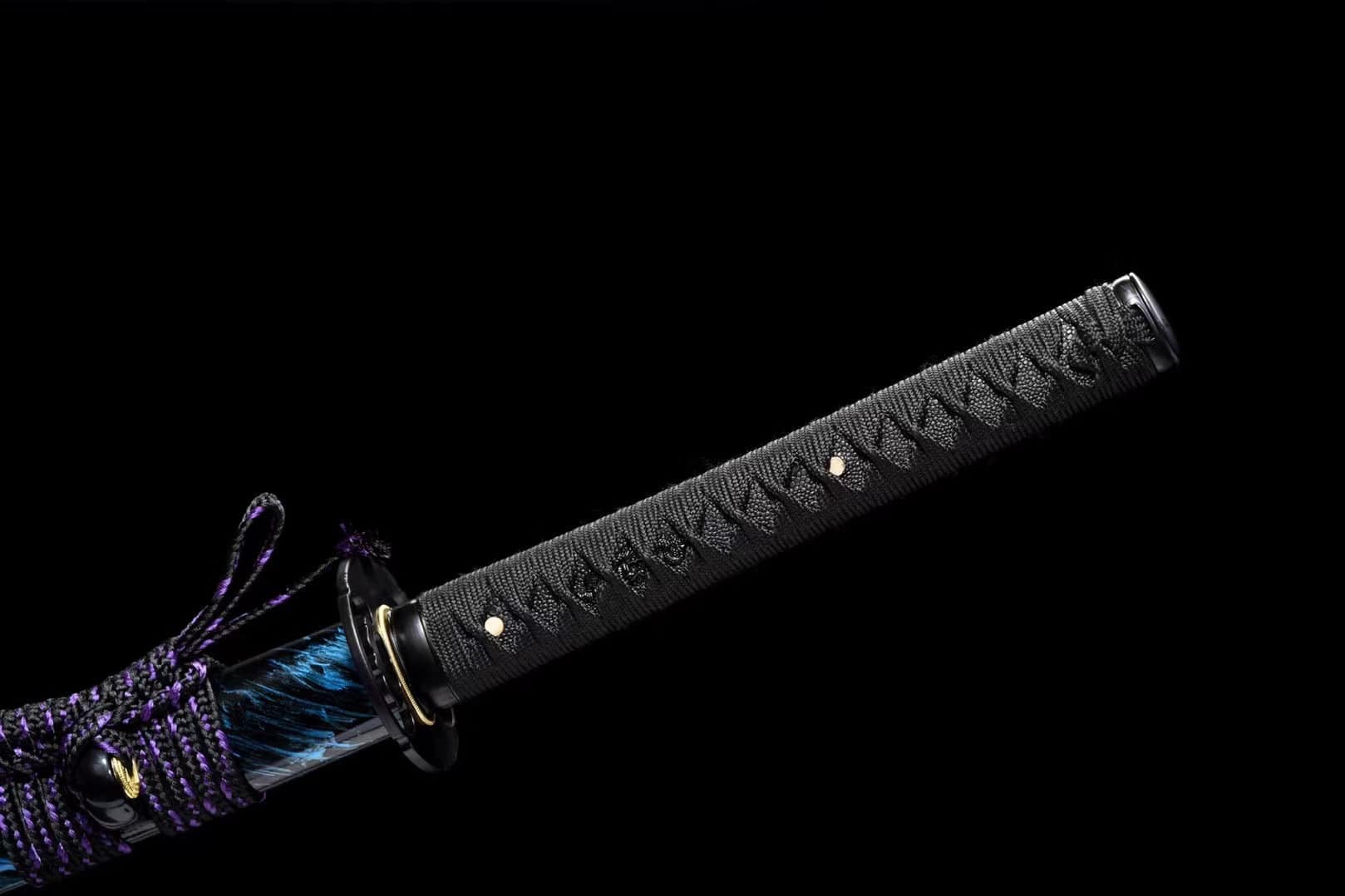 Black And Purple Katana