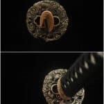 Black Engraved Dragon Scabbards Katana