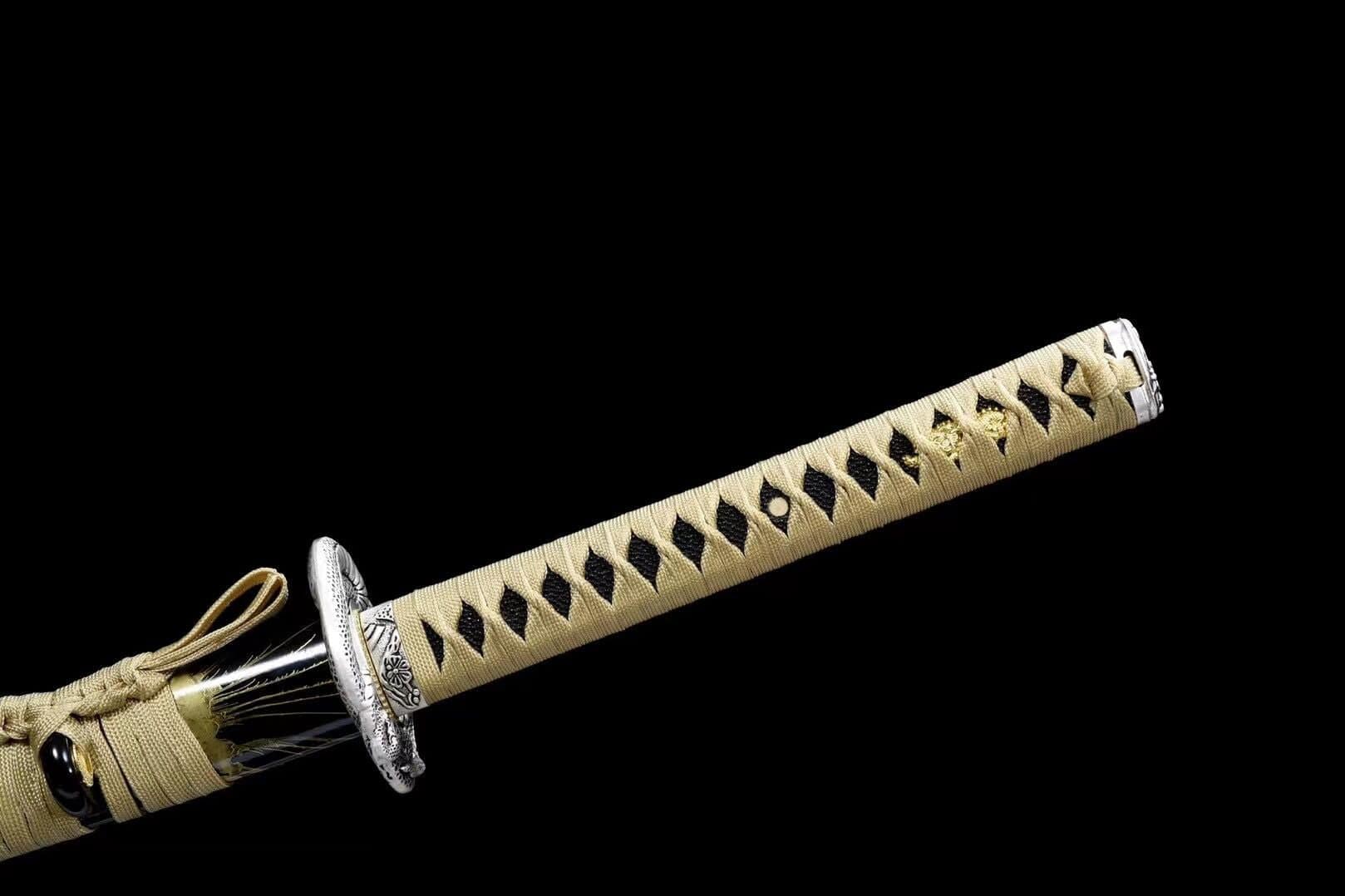 Katana Black And Gold Hilt