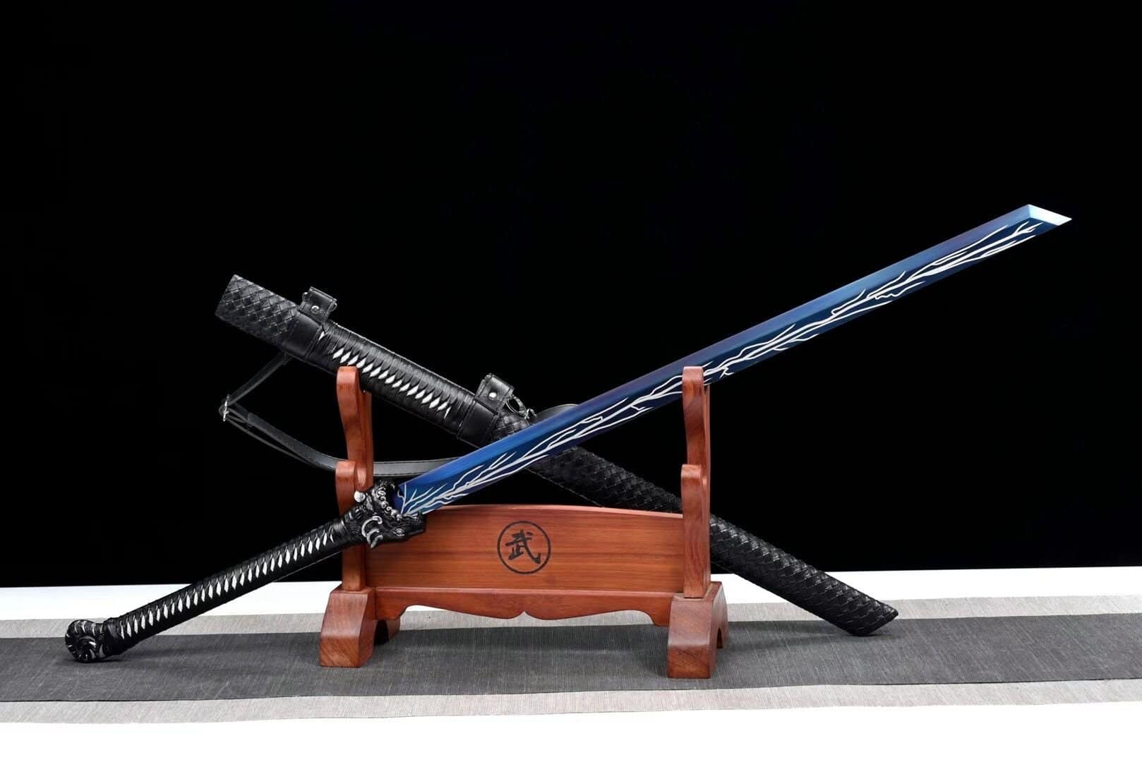 Tiger Head Chinese Blue Sword
