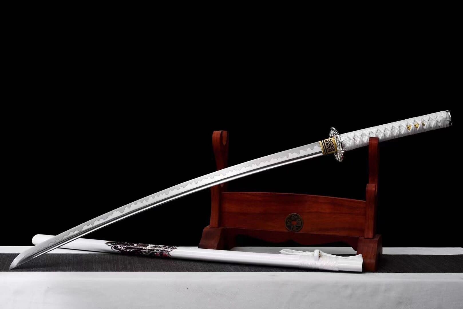 Full White Manga Katana