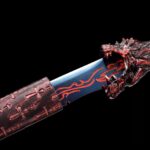 Red Flame Wolf Chinese Sword